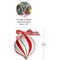 Ornativity Peppermint Candy Ornament Set – Christmas Candy Cane Shatterproof Candy Balls Hanging Ornaments for Indoor or Outdoor Christmas Tree – 1 Dozen